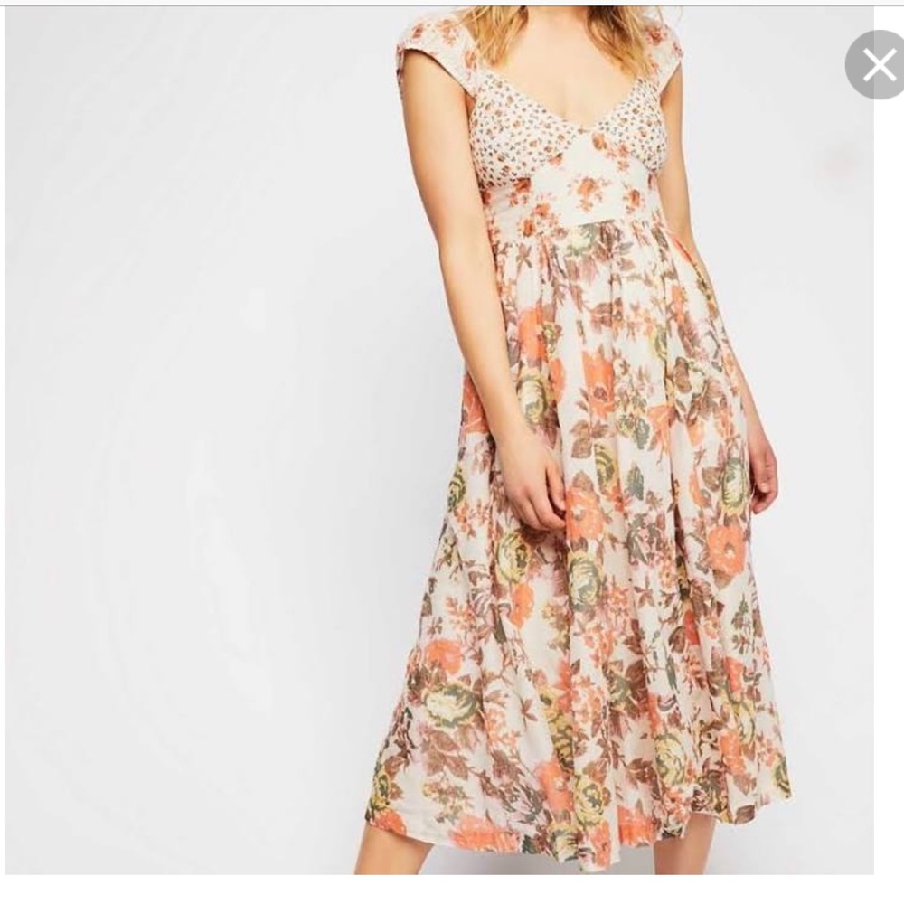 Free People Bohemian maxi dress